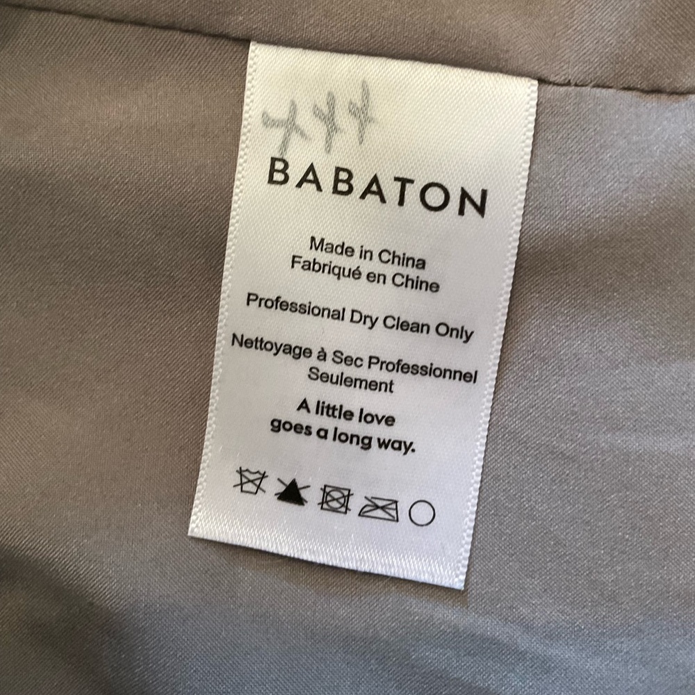 💚🩶 Aritzia Babaton Wool Blazer Sage Green Blazer Sz 0 EUC Minimalist Office - Picture 6 of 11
